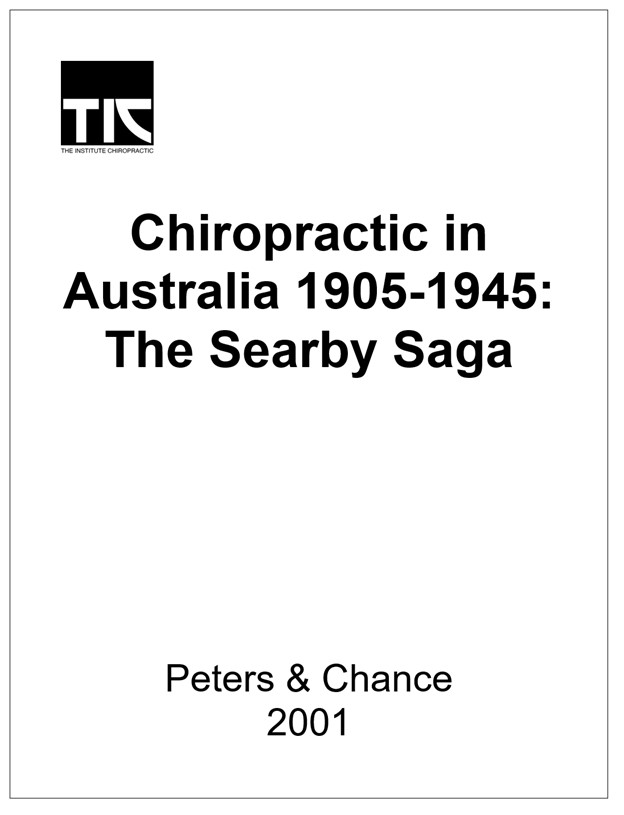 Chiropractic in Australia 1905-1945