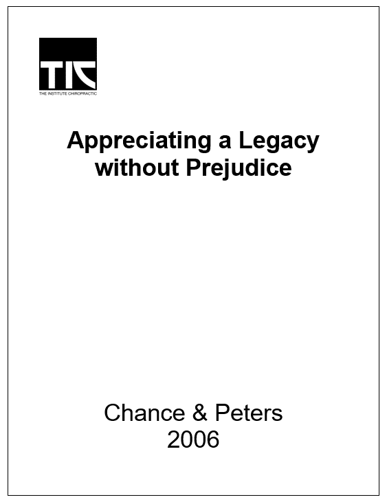 Appreciating a Legacy without Prejudice