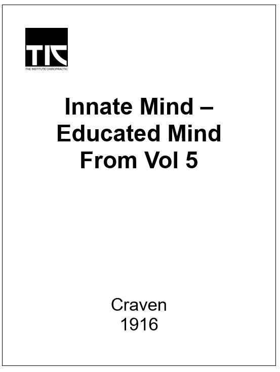 Innate & Educated Minds – Craven