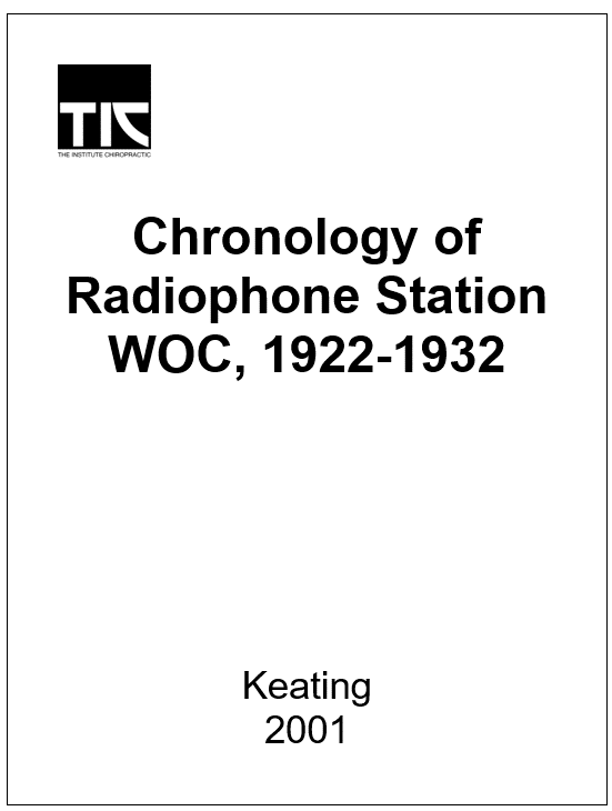 Radiophone Station WOC