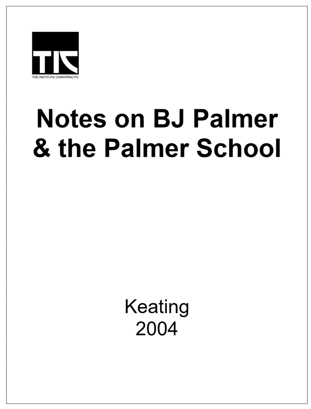 BJ Palmer & the Palmer School