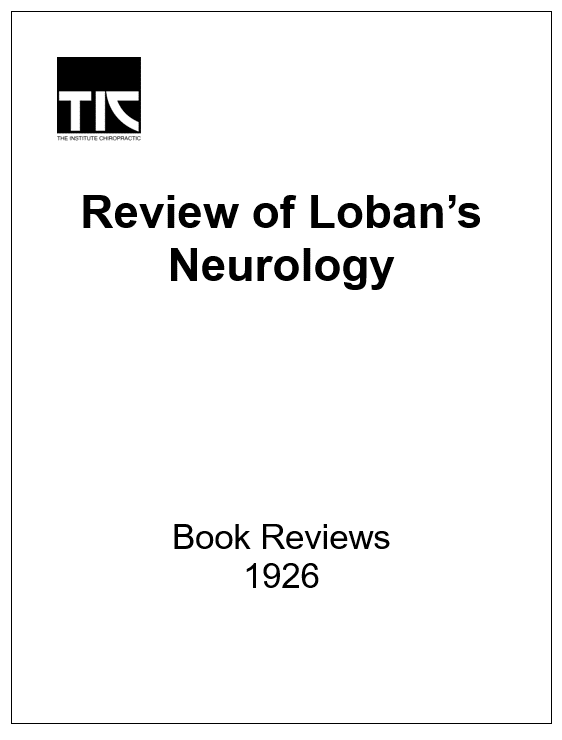 Review of Loban’s Neurology