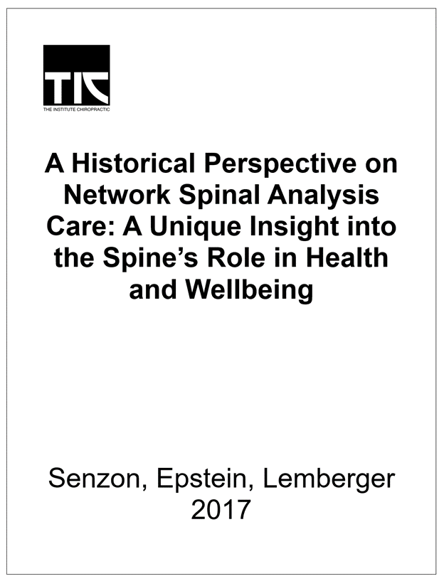 A Historical Perspective on Network Spinal Analysis Care