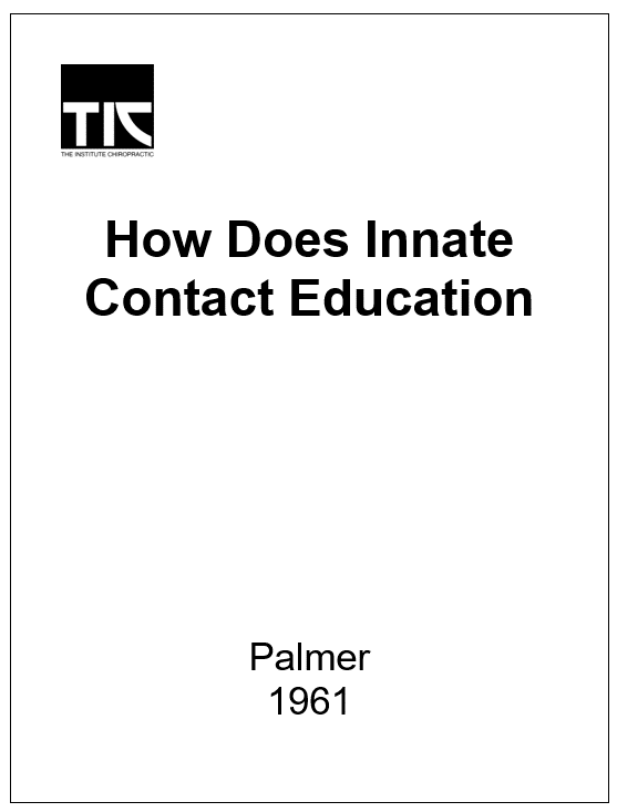 Innate Contact – B.J. Palmer