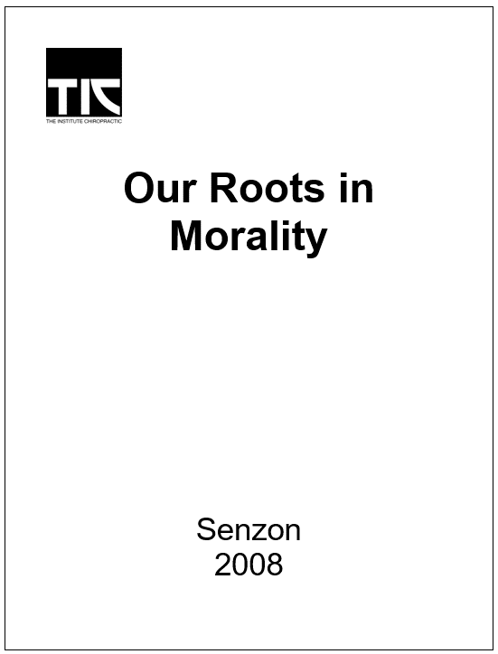 Roots in Morality – Senzon