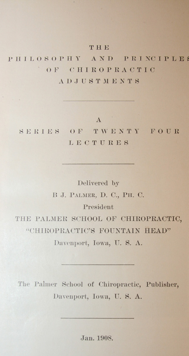 Vol. 3 – Palmer (1908)