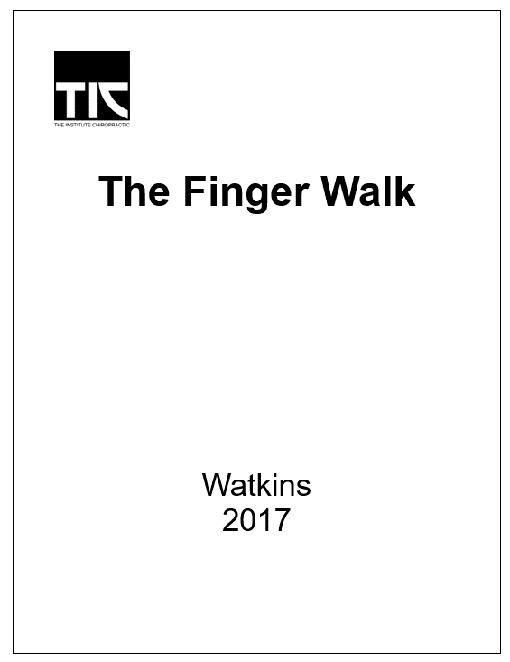 The Finger Walk – Watkins
