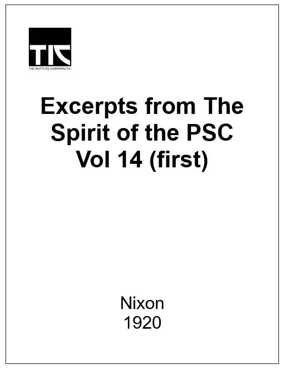 From Vol 14 – Nixon