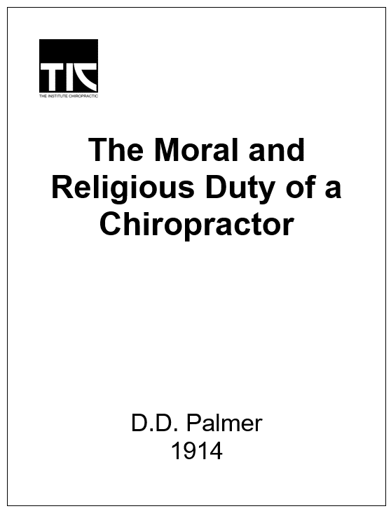 Moral and Religious Duty