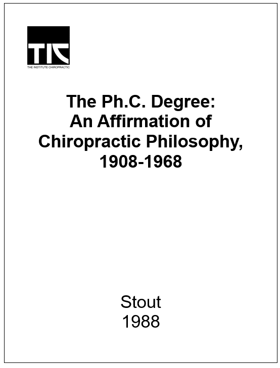 The Ph.C. Degree
