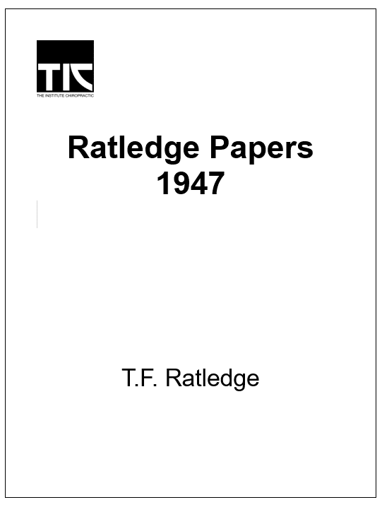 Ratledge Papers 1947